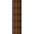 Large Slats Polystyrene Wood Slat Walls 112 in x 9 1/2 in - (Pack of 10) / 73.5 sqft image 0