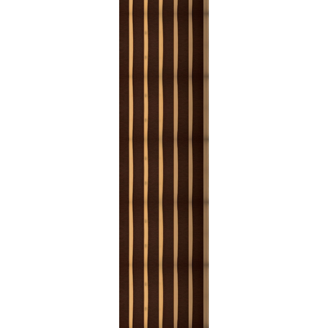 Large Slats Polystyrene Wood Slat Walls 112 in x 9 1/2 in - (Pack of 10) / 73.5 sqft image 0