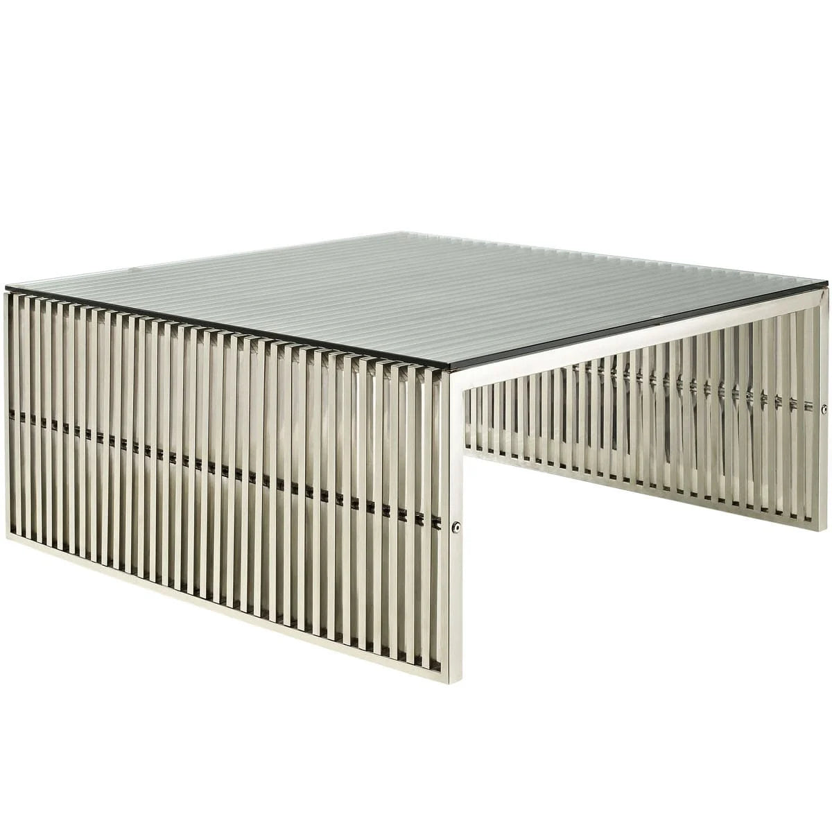 Silver Gridiron Coffee Table image 2