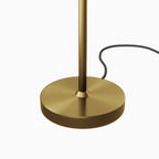 Avenue Floor Lamp in Satin Brass | Modern Design | E26 Base | For Living Areas &amp; Bedrooms image 8