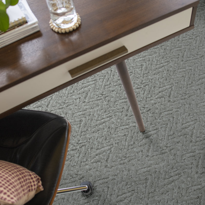 Lavish Living Carpets | LifeGuard® Spill-Proof Technology® | Waters Edge Shade | Caress Collection | Spill-Proof Backing | Bleach & Fade Resistance | Industry-Leading Warranty | 12 Ft Width | 18 in W X 20.25 in L Pattern Repeat image 3