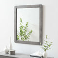 Georgia Wood Mirror in Gray | Streamlined Frame image 0