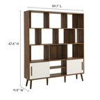 Transmit 59” Bookcase with Sliding Panel Doors image 18