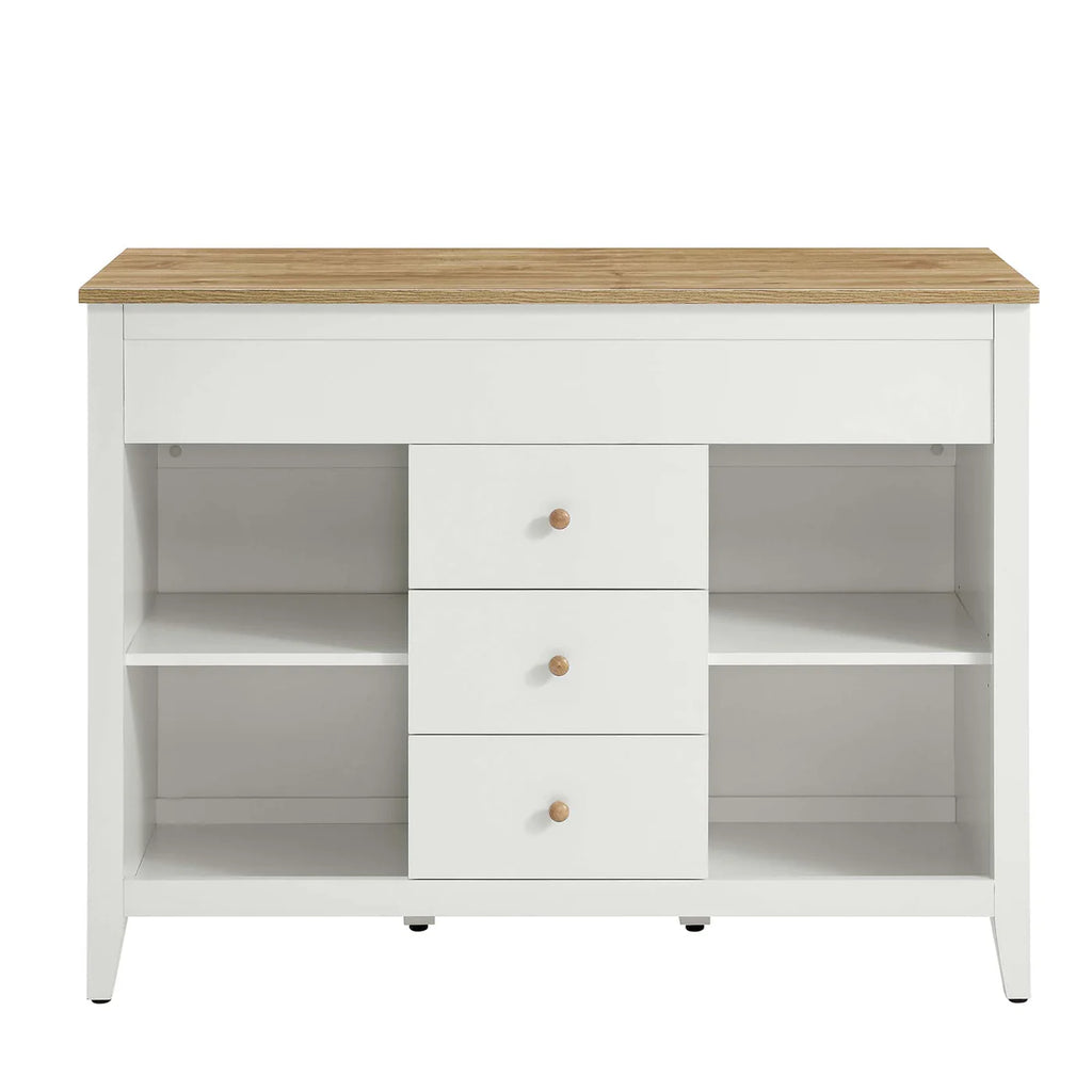 Oak White Farmstead Kitchen Island image 4