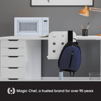 Magic Chef 0.7 Cu. Ft Countertop Microwave | 700 Watt | White Color | Digital Display | 6 Auto Cooking Modes | Child Lock | Auto Defrost Modes | 10 Power Levels image 9