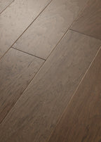 High Plains 6 3/8 | Repel Collection | Hide Shade | Hickory | Real Hardwood | Water Resistant | Scuff Resistant | 1.2 mm Veneer Thickness | 30.48 Sq. Ft. Per Carton | Wire Brushed Texture image 2