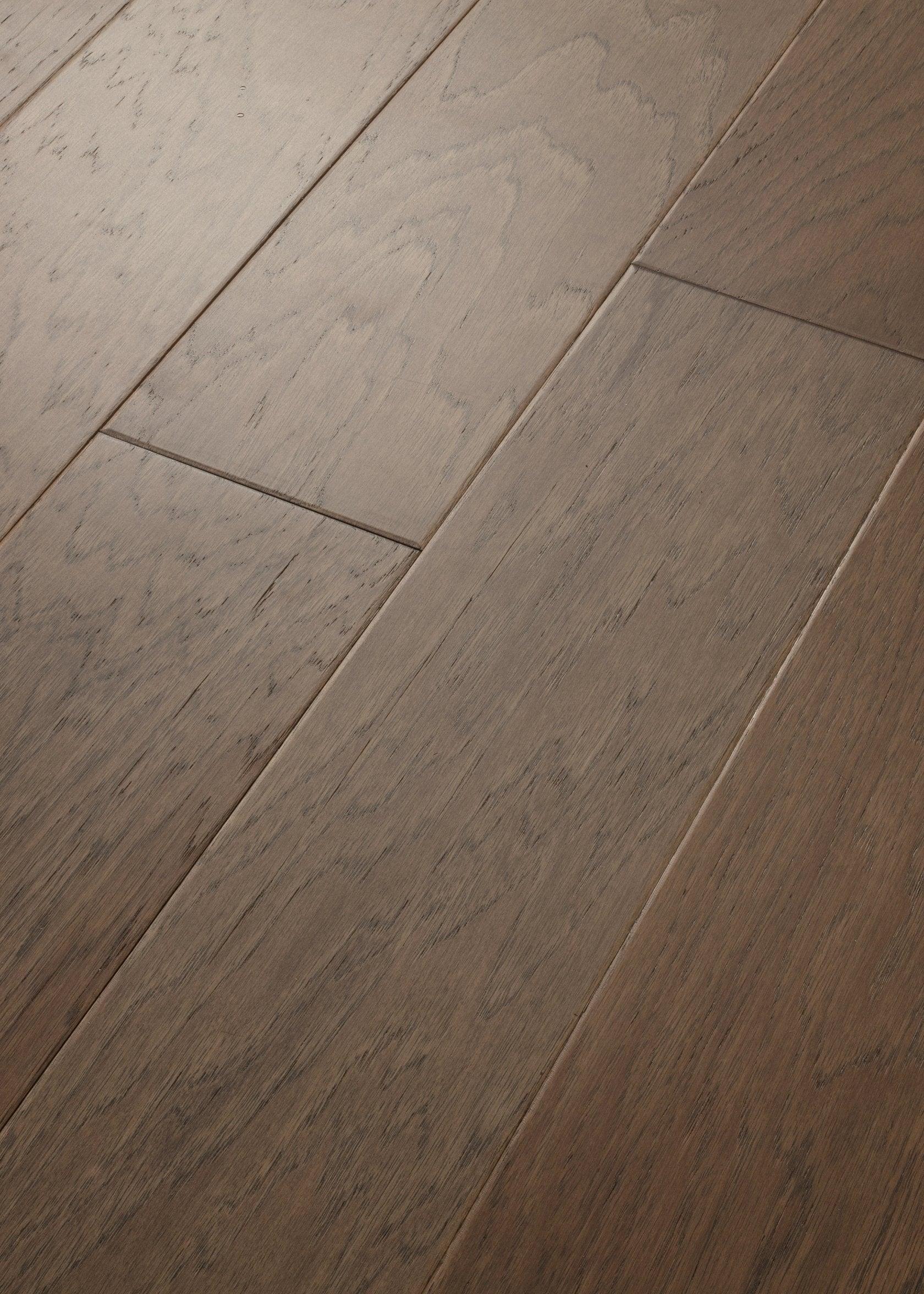 High Plains 6 3/8 | Repel Collection | Hide Shade | Hickory | Real Hardwood | Water Resistant | Scuff Resistant | 1.2 mm Veneer Thickness | 30.48 Sq. Ft. Per Carton | Wire Brushed Texture image 2