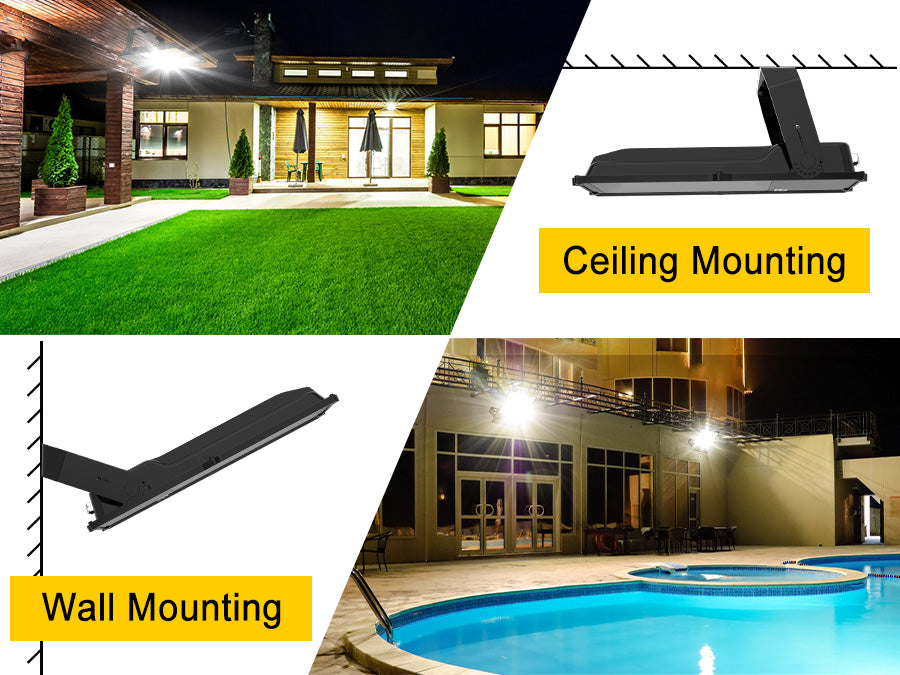 240W & 300W LED Flood Light | 5000K | IP65 Outdoor Lighting with 6kV Surge Protection image 4
