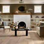 Expressions Hardwood | The Gallery Collection | Sonata Shade | White Oak | Real Hardwood | 4 mm Veneer Thickness | 23.31 Sq. Ft. Per Carton | Wire Brushed Texture image 3