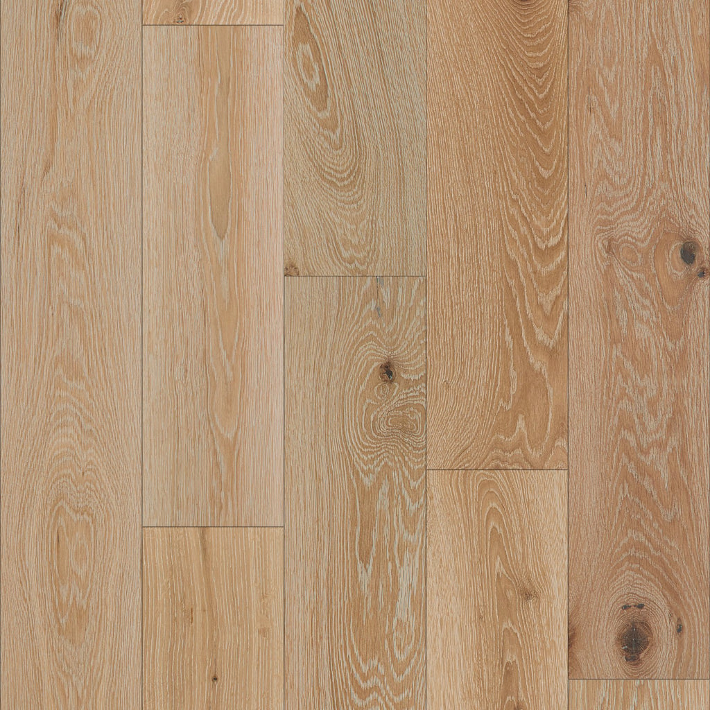 Expressions Hardwood | The Gallery Collection | Poetry Shade | White Oak | Real Hardwood | 4 mm Veneer Thickness | 23.31 Sq. Ft. Per Carton | Wire Brushed Texture image 2