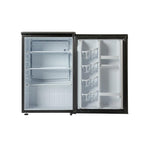 Romwell UK 3.3 Cu.Ft Compact Refrigerator (No Freezer) | Scratch-Resistant Worktop | 2 Years Replacement Warranty | A Space-Saving Marvel for Bedroom, Dorm, and Office image 4