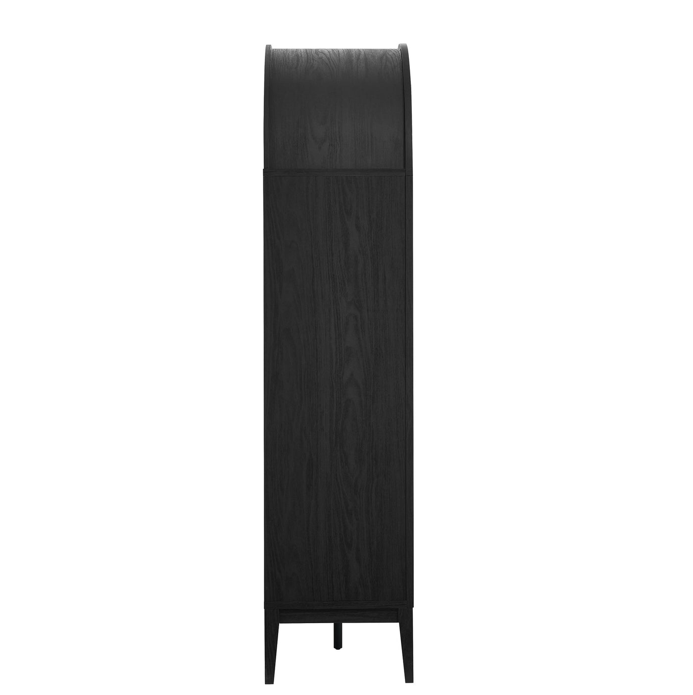 Nolan Arched Bar Cabinet in Black image 1