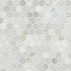 Calacatta Gold 1” Hexagon Polished Mosaic Tile | Wall Tile &amp; Backsplash Tile | Marble | Greenguard Gold, USGBC/LEED | 10 Pieces Per Box image 6