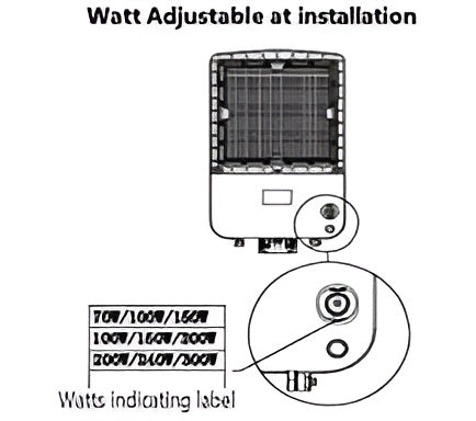 LED Shoebox Light 70W – 300W | 5000K | IP65 | Commercial Parking Lot & Area Light image 3