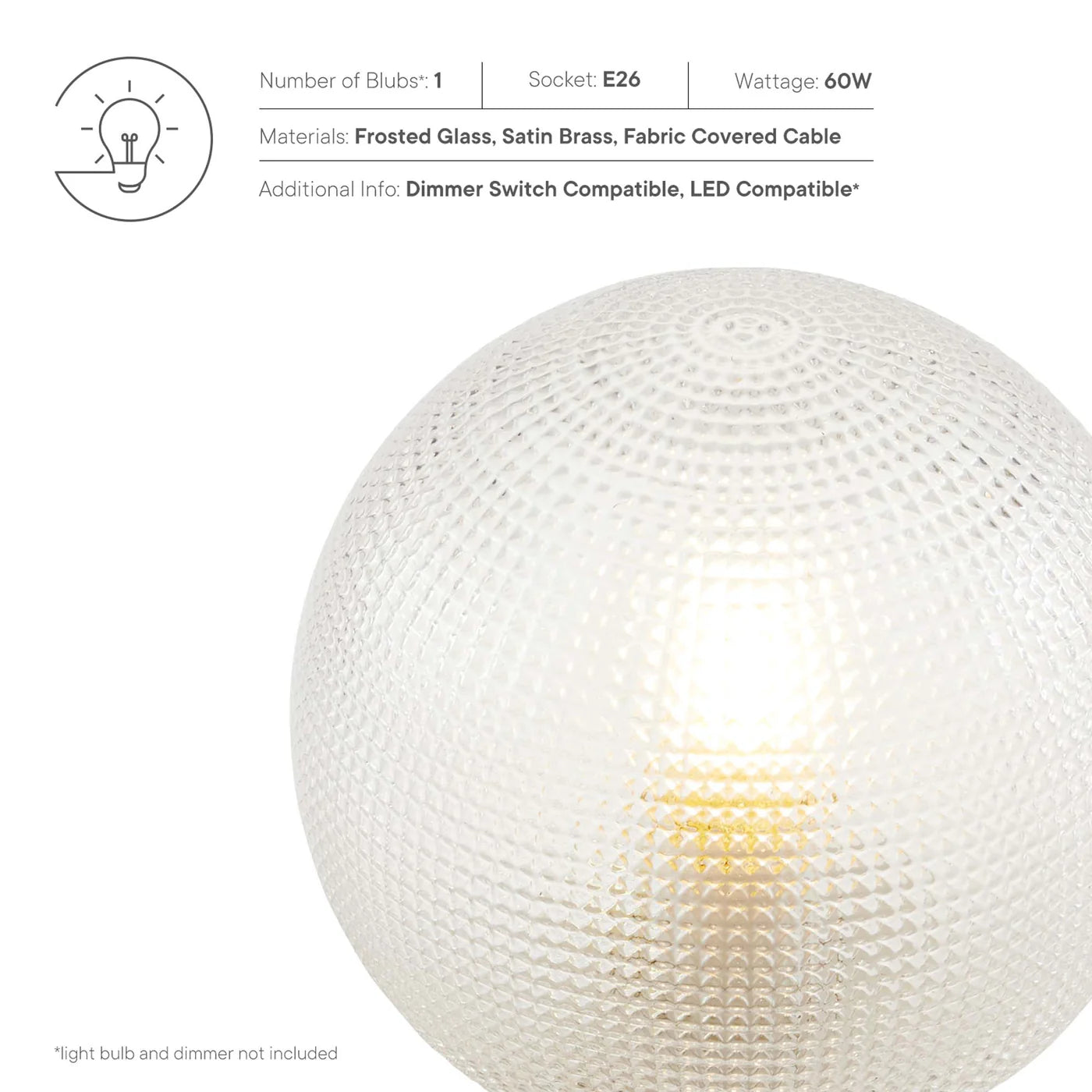Destiny Satin Brass Glass and Metal Table Lamp | Pack of 2 image 3