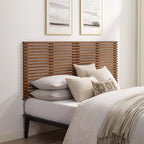 Render Wall Mount Headboard| Particleboard with Smooth Wood Grain Laminate | Twin, Queen &amp; King Sizes | Charcoal, Oak &amp; Walnut Color Options image 5