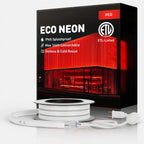 Red LED Neon Rope Light – Dotless, Dimmable, IP65, ETL Listed