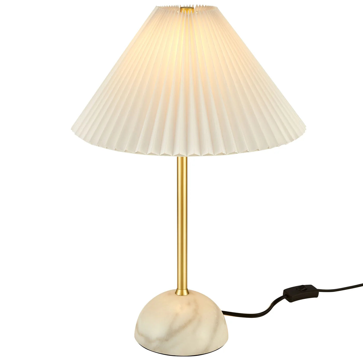 Illusion Dome Table Lamp with a Marble-Inspired Base | Pack of 2 image 14