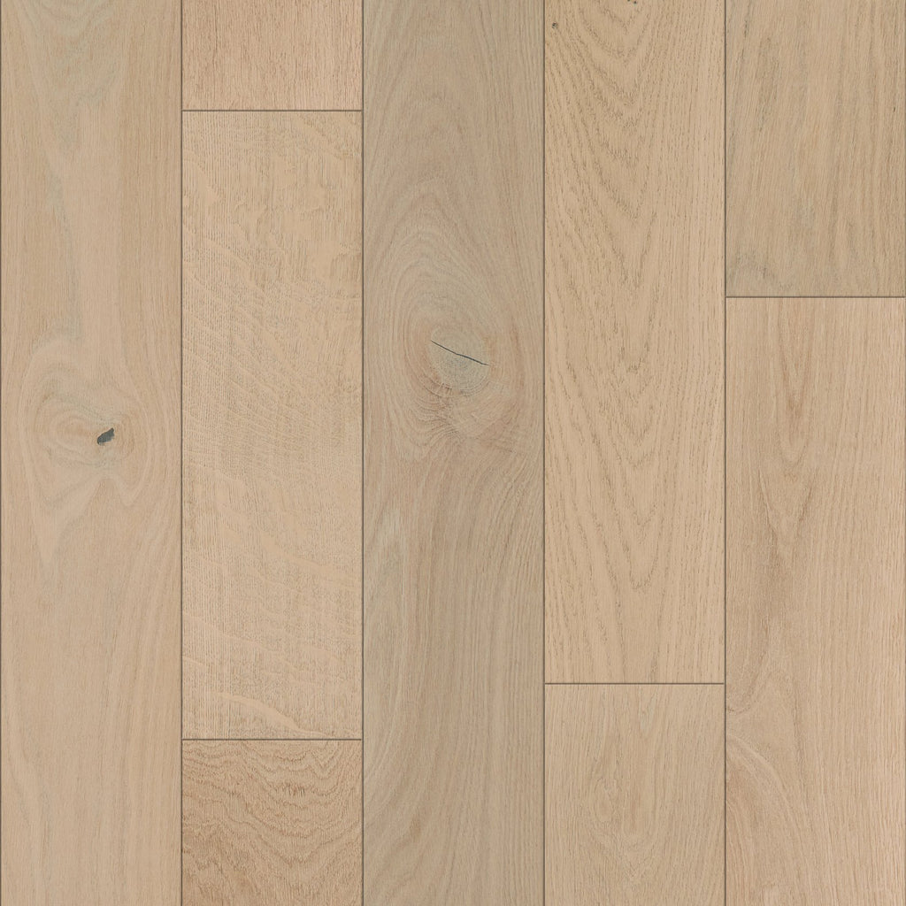 Expressions Hardwood | The Gallery Collection | Lyric Shade | White Oak | Real Hardwood | 4 mm Veneer Thickness | 23.31 Sq. Ft. Per Carton | Wire Brushed Texture image 2