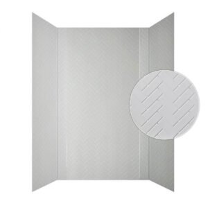 Herringbone Shower Wall Panels