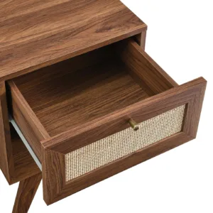 Nightstand Walnut Finish