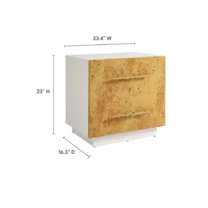 Nightstand White Blur