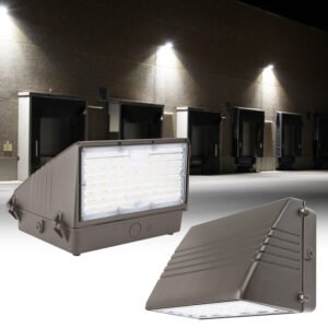LED Full Cut-Off Wall Pack With Photocell | 28W - 125W  Wattage Tuneable | 3000K/4000K/5000K CCT Tuneable | AC 120-220V | UL, cUL Listed | IP65 Waterproof | Outdoor Wall Light Fixture, Commercial Security Lighting