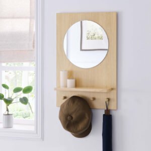Lumina Mirror in Walnut And Oak Color Options | Pack of 4