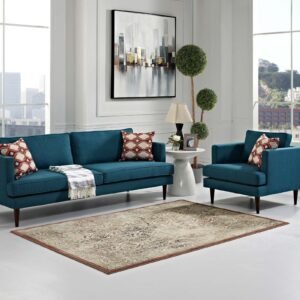 Hester Ornate Turkish Vintage Area Rug  | Tan and Walnut Brown | 5X8 & 8X10 Size Options | Tight Low Pile Weave | Gripping Rubber Underside | Polypropylene / Polyester Blend