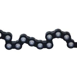 Flexible Chain Type LED Architectural Wall Washer Light | 48W/m | 3000K | 3704 lm/m | 30° Beam | IP66 Rated | 0-10V Dimmable | UL Listed | 5-Year Warranty