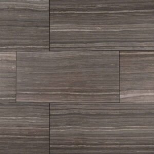 12" X 24" Grey Porcelain Tile | Modern Tile Collection | Limestone | Greenguard Gold, USGBC/LEED | 6 Pieces Per Box