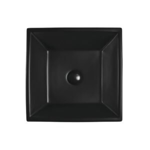 Tuscany 6-1/2"W x 16-1/2"D Ceramic Rectangular Bathroom Vessel Sink | Matte Black & Matte Gray Color Options | Aria Series | Premium Quality Ceramic Construction | Elegant Modern Style Design