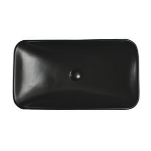 Tuscany 28"W x 15-3/8"D Ceramic Rectangular Bathroom Vessel Sink | Matt Black, Matt Gray & White Color Options | Jonava Series | Premium Quality Ceramic Construction | Elegant Modern Style Design