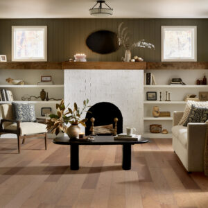 High Plains 6 3/8 | Repel Collection | Sumac Shade | Hickory | Real Hardwood | Water Resistant | Scuff Resistant | 1.2 mm Veneer Thickness | 30.48 Sq. Ft. Per Carton | Wire Brushed Texture