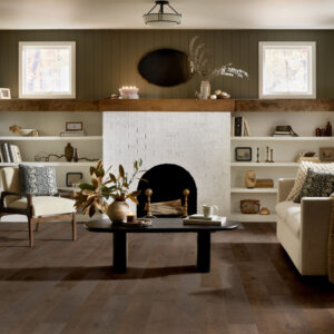 High Plains 6 3/8 | Repel Collection | Nomadic Shade | Hickory | Real Hardwood | Water Resistant | Scuff Resistant | 1.2 mm Veneer Thickness | 30.48 Sq. Ft. Per Carton | Wire Brushed Texture